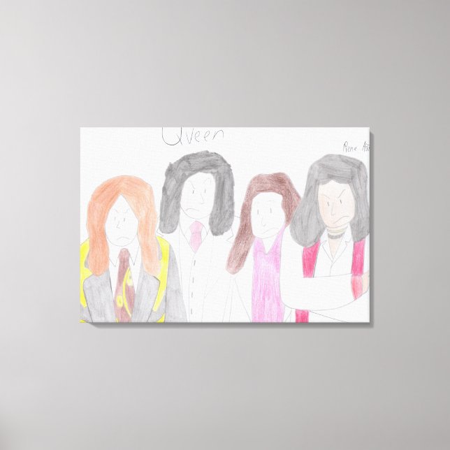 Königin Leinwanddruck (Vorderseite)