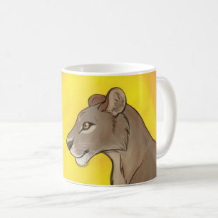 Königin Lioness Kaffeetasse