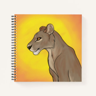 Königin Lioness Notizbuch