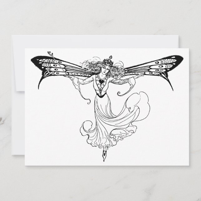 Königin Mab Fairy, Königin der Fairies Einladung (Vorderseite)