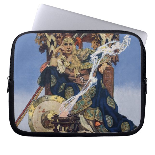 Königin Maeve Warrior Princess Fantasy Art Laptopschutzhülle (Vorderseite)