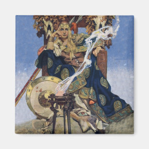 Königin Maeve Warrior Princess Fantasy Art Magnet