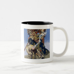 Königin Maeve Warrior Princess Fantasy Art Zweifarbige Tasse