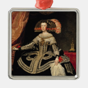 Königin Maria Anna von Österreich, 1652 Ornament Aus Metall