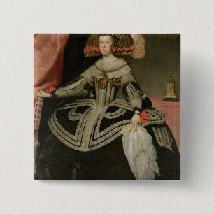 Königin Maria Anna von Österreich, C. 1652 Button