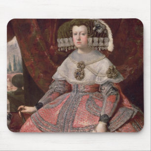 Königin Maria Anna von Spanien in einem roten Mousepad