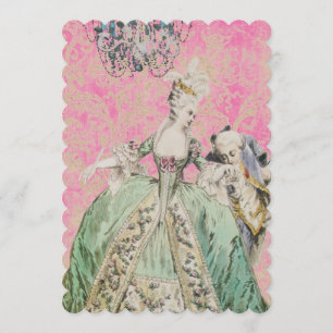 Königin Marie Antoinette - Einladungen / Antwort #
