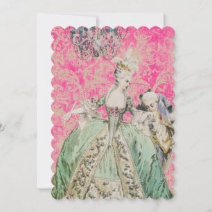 Königin Marie Antoinette - Einladungen / RSVP