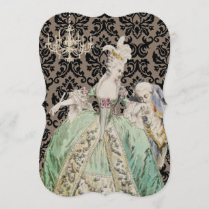 Königin Marie Antoinette - Einladungen / RSVP 