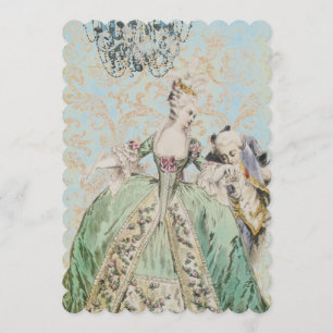 Königin Marie Antoinette - Einladungen / RSVP