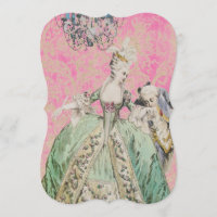 Königin Marie Antoinette - Einladungen / UAWG