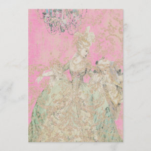 Königin Marie Antoinette - Einladungen / Zu- oder 