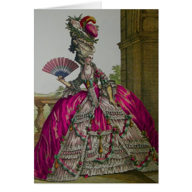Königin Marie Antoinette ~ Karte (Vorne)