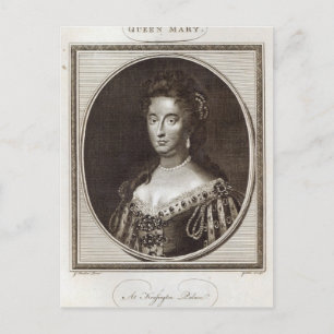 Königin Mary im Kensington Palace Postkarte
