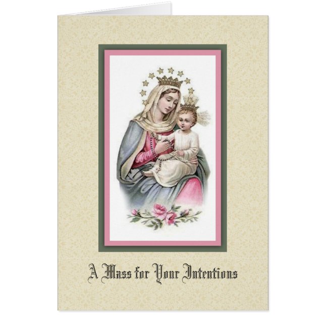 Königin Massenangebots Himmels-Jungfrau-Mary-Jesus (Vorne)