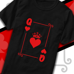 Königin Matching Couple Costume Königin des Herzen T-Shirt