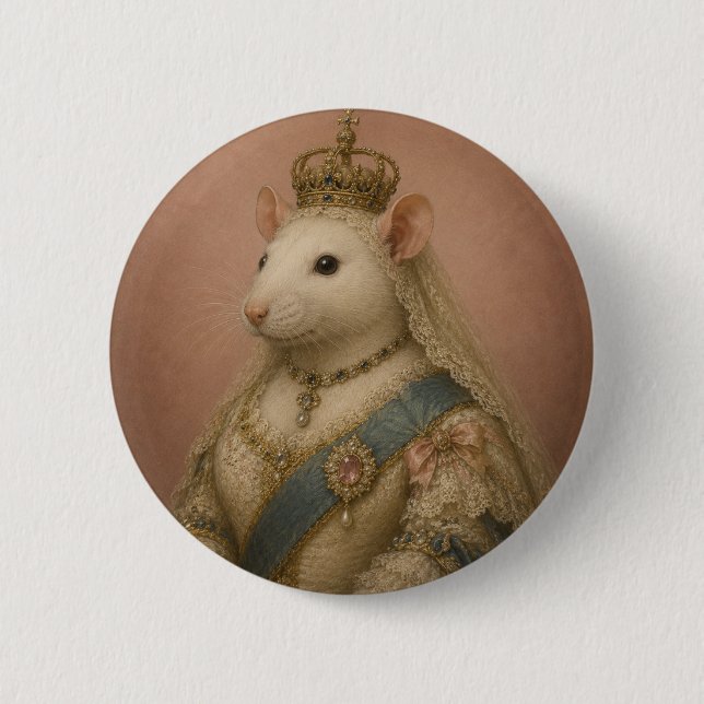 Königin Mausbeth Button (Vorderseite)
