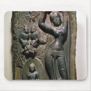 Königin-Maya, der dem zukünftigen Buddha entbind Mousepad