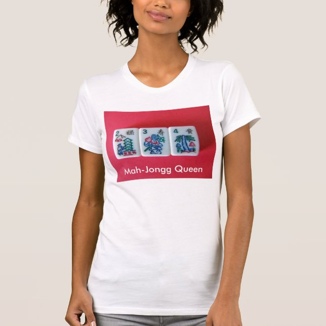 Königin Milliamperestunde-Jongg T-Shirt (Vorderseite)