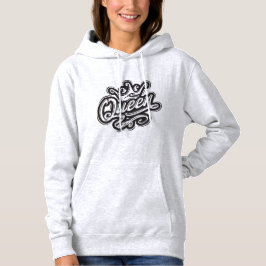 Königin mit Krone, Typografie-Design Hoodie