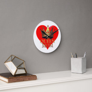 KÖNIGIN MUTTER RUNDE WANDUHR