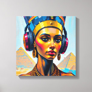 KÖNIGIN NEFERTITI 4 LEINWANDDRUCK