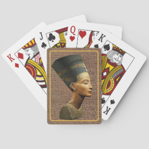 Königin Nefertiti Alte Königliche Spielkarten