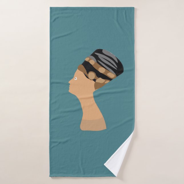 Königin Nefertiti Badehandtuch (Badehandtuch)