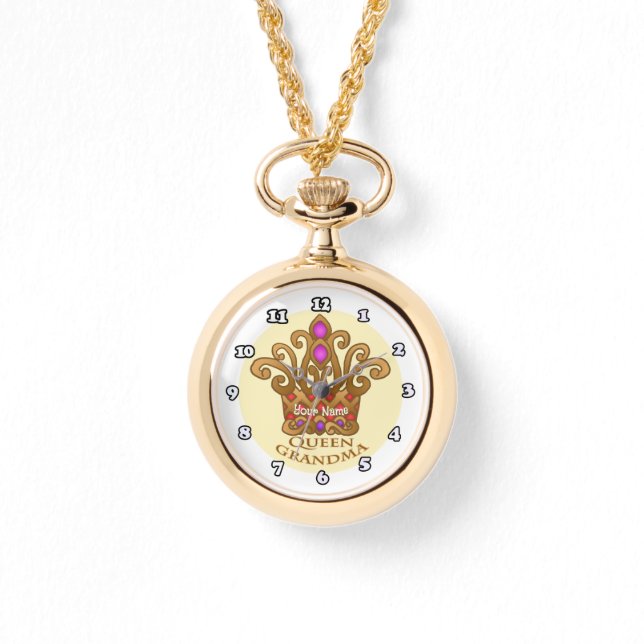 Königin Oma Armbanduhr (Vorderseite)