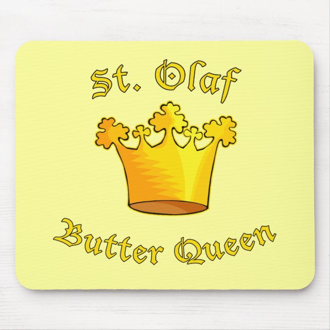 Königin-Produkte St. Olaf Butter Mousepad (Vorne)