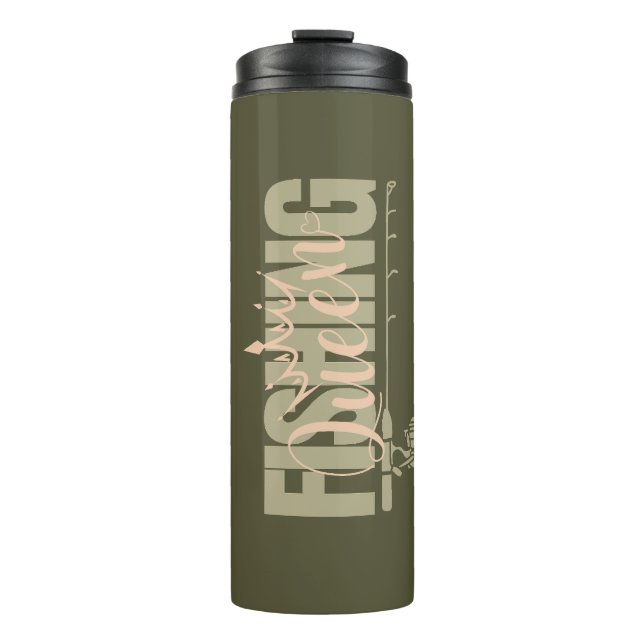 Königin | Rose im militärischen Bereich Thermosbecher (Vorderseite)