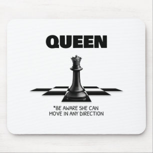 Königin Schach sollte sich bewusst sein, dass sie Mousepad