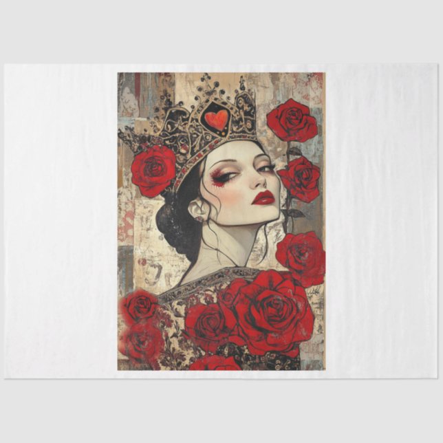 Königin Seidenpapier (Vorderseite)