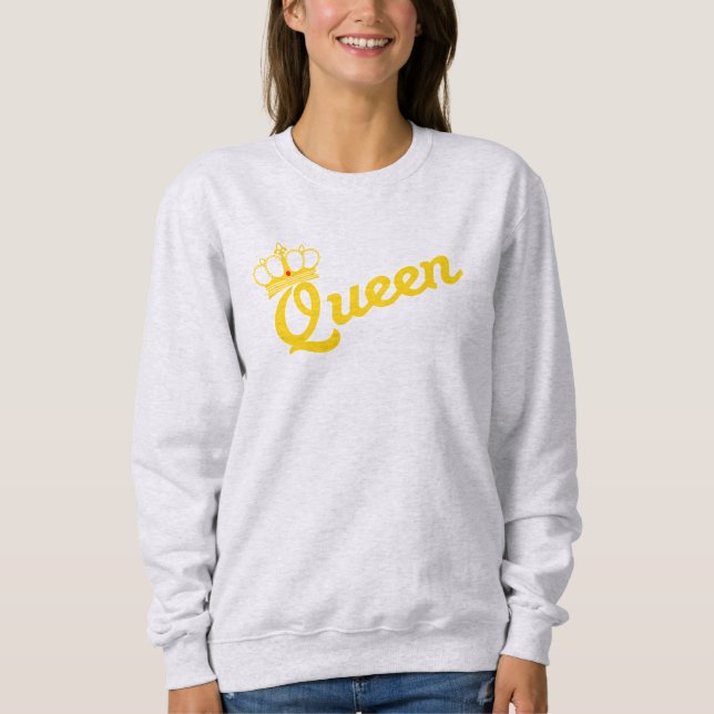 Königin Sweatshirt (Vorderseite)