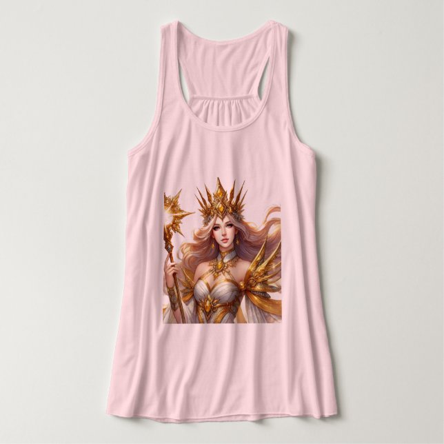 Königin Tank Top (Design Vorderseite)