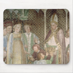 Königin Theodolinda und Papst Gregory das große Mousepad