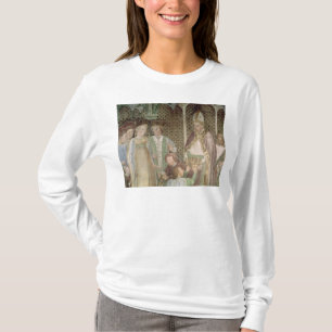 Königin Theodolinda und Papst Gregory das große T-Shirt