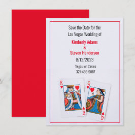 Königin und König der Herzen Hochzeit retten das D Einladung