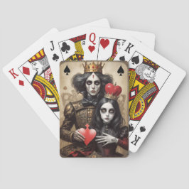 Königin und König der Herzen Spielkarten