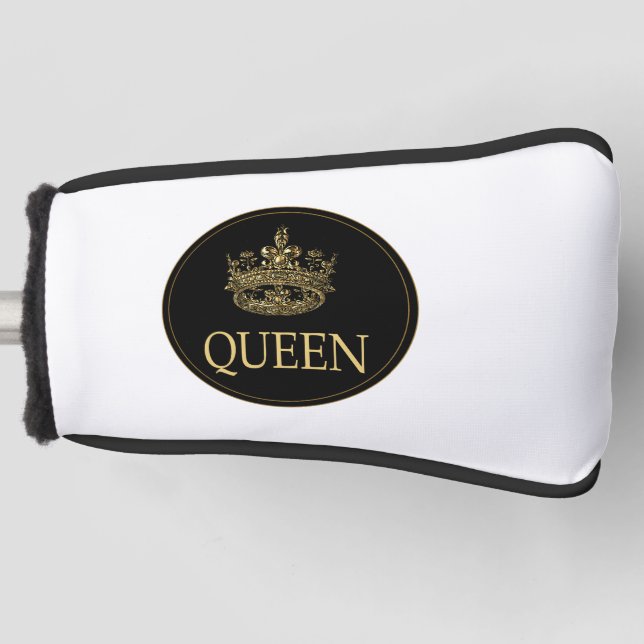 Königin- und KronEmblem  Golf Headcover (Vorderseite)