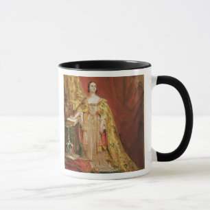 Königin Victoria (1819-1901) die Krönung O nehmend Tasse