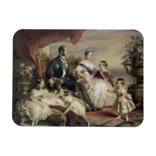 Königin Victoria (1819-1901) und Prinz Albert (181 Magnet