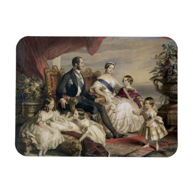 Königin Victoria (1819-1901) und Prinz Albert (181 Magnet (Horizontal)