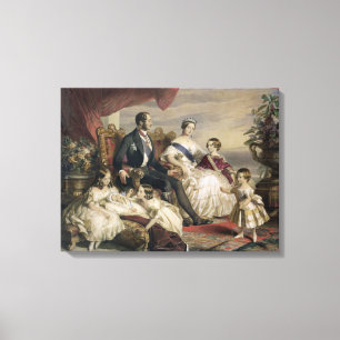 Königin Victoria (1819-1901) und Prinz Albert Leinwanddruck