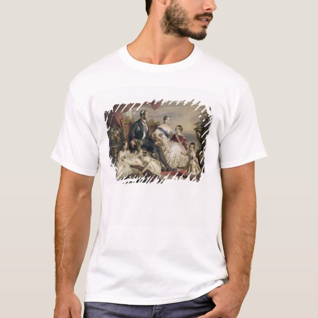 Königin Victoria (1819-1901) und Prinz Albert T-Shirt (Vorderseite)