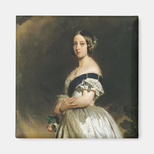 Königin Victoria 1842 Magnet (Vorne)
