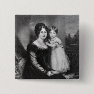 Königin Victoria als Säugling mit ihrer Mutter Button