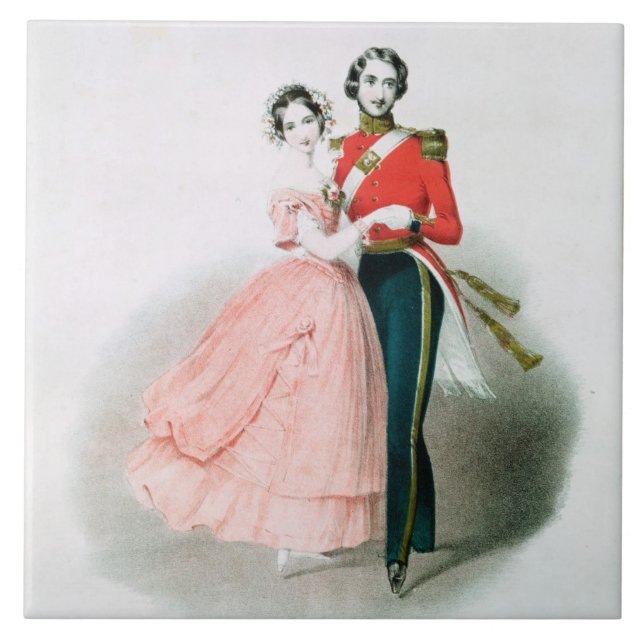 Königin Victoria Fliese (Vorderseite)