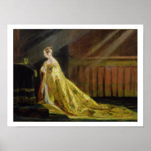 Königin Victoria in ihrem Koronationsrobe, 1838 (Ö Poster