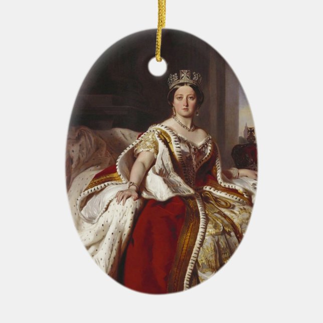 Königin Victoria: Krönung Keramikornament (Vorne)
